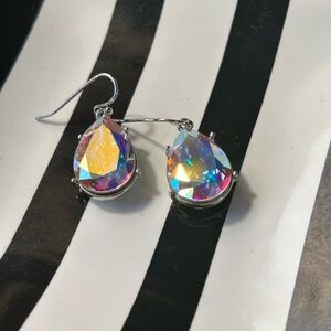 Iridescent Pearl Drop Earrings